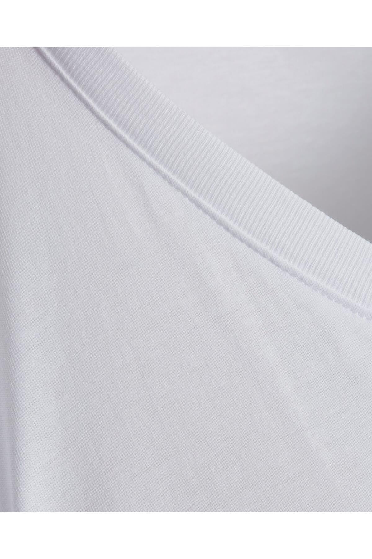 Jack & Jones T-Shirt Jjeplain V Neck 12136713-WHT - Jack & Jones - 12136713