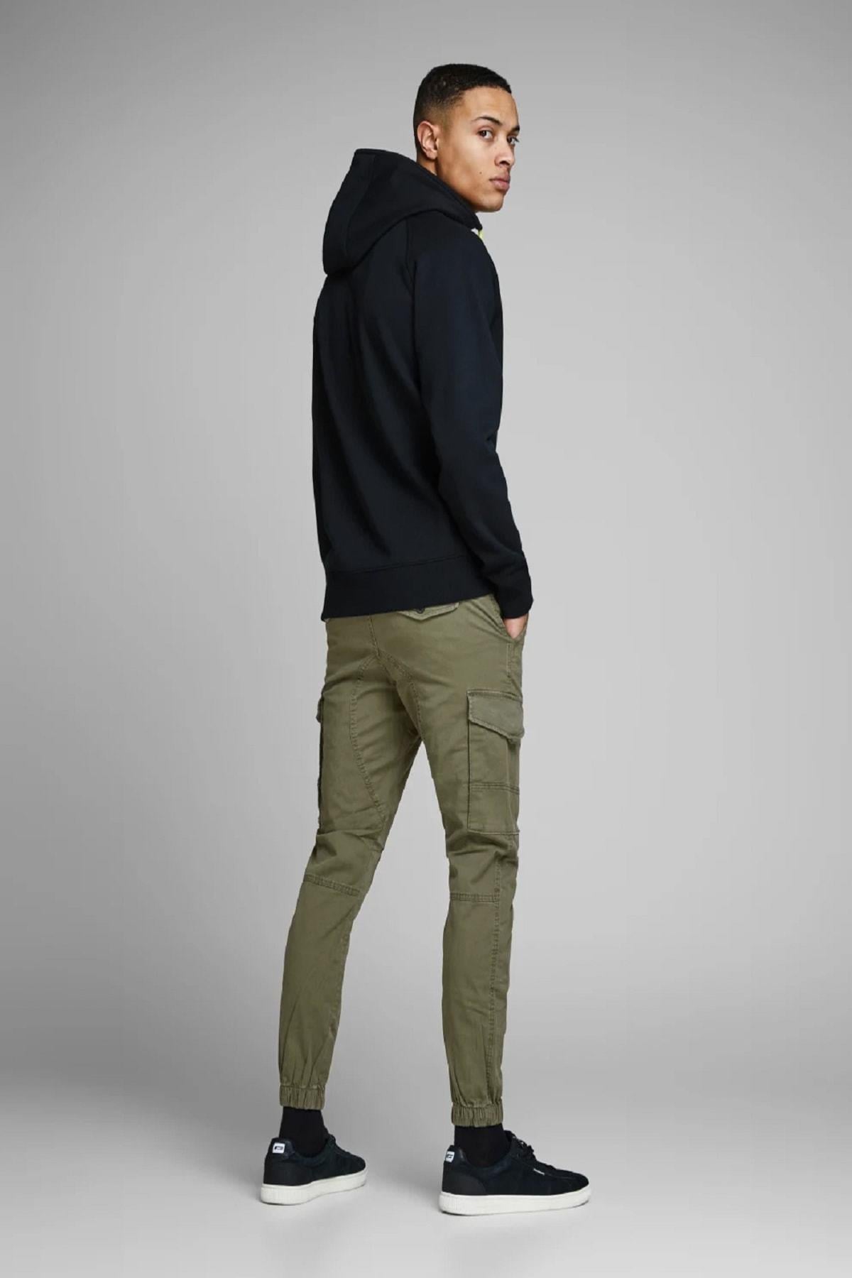 Jack & Jones Yeşil Kargo Pantolon - 12141844 - Jack & Jones - 12141844