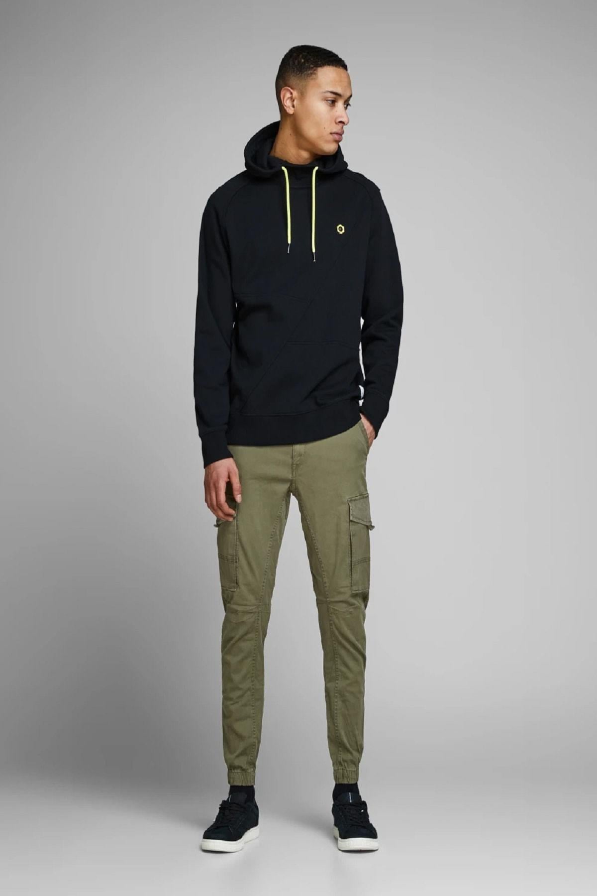 Jack & Jones Yeşil Kargo Pantolon - 12141844 - Jack & Jones - 12141844