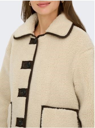 Jdy Kadın  Jdynoella Teddy Krem Peluş Ceket - 153657773 - JDY - 153657773