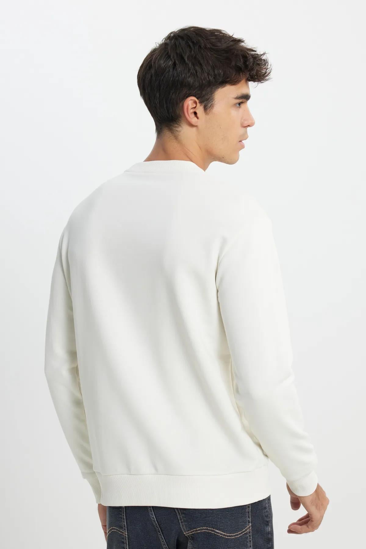 Lee Bisiklet Yaka Regular Fit Erkek Sweatshirt - L232501 - Lee - L232501