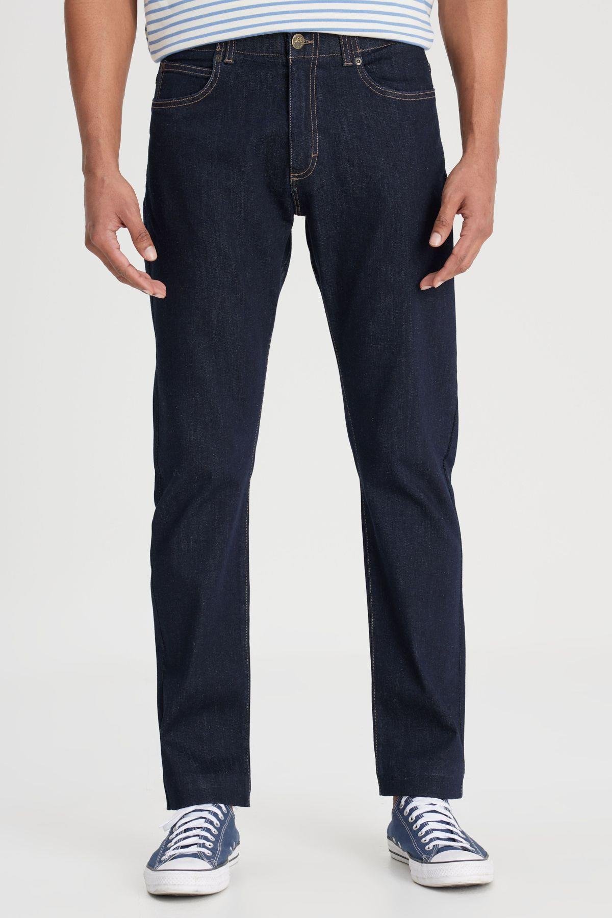 Lee Erkek Extreme Motion Slim Fit Dar Kesim Normal Bel Dar Paça Mavi Esnek Jean Denim Kot Pantolon - L72A - Lee - L72A
