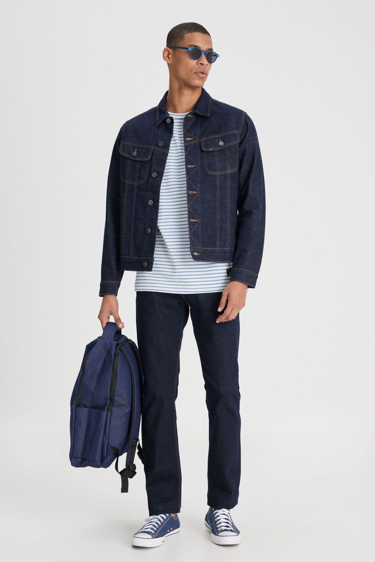 Lee Erkek Extreme Motion Slim Fit Dar Kesim Normal Bel Dar Paça Mavi Esnek Jean Denim Kot Pantolon - L72A - Lee - L72A