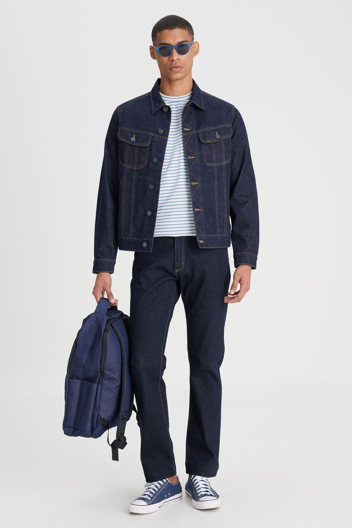 Lee Erkek Extreme Motion Slim Fit Dar Kesim Normal Bel Dar Paça Mavi Esnek Jean Denim Kot Pantolon - L72A - Lee - L72A