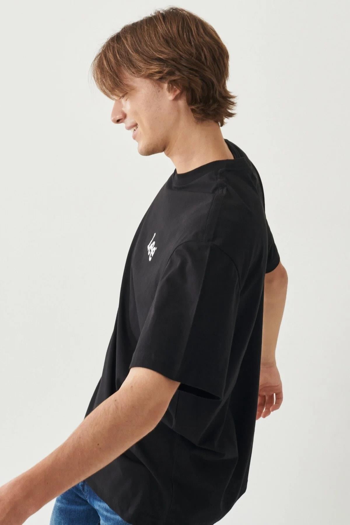Lee Erkek Regular Fit Pamuklu Bisiklet Yaka T-shirt - LL04FQ001 - Lee - LL04FQ001