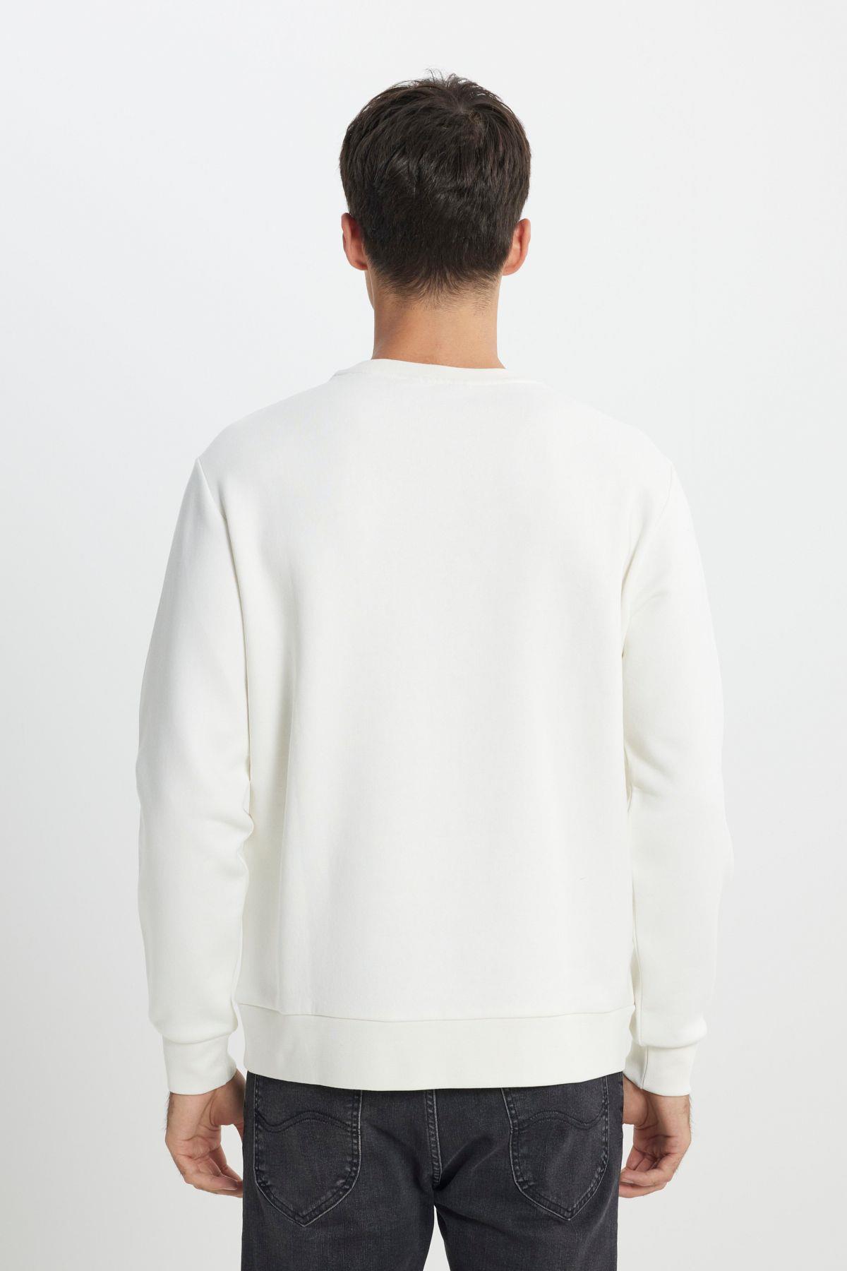 Lee Erkek Regular Fit Sıfır Yaka Sweatshirt - L212299 - Lee - L212299