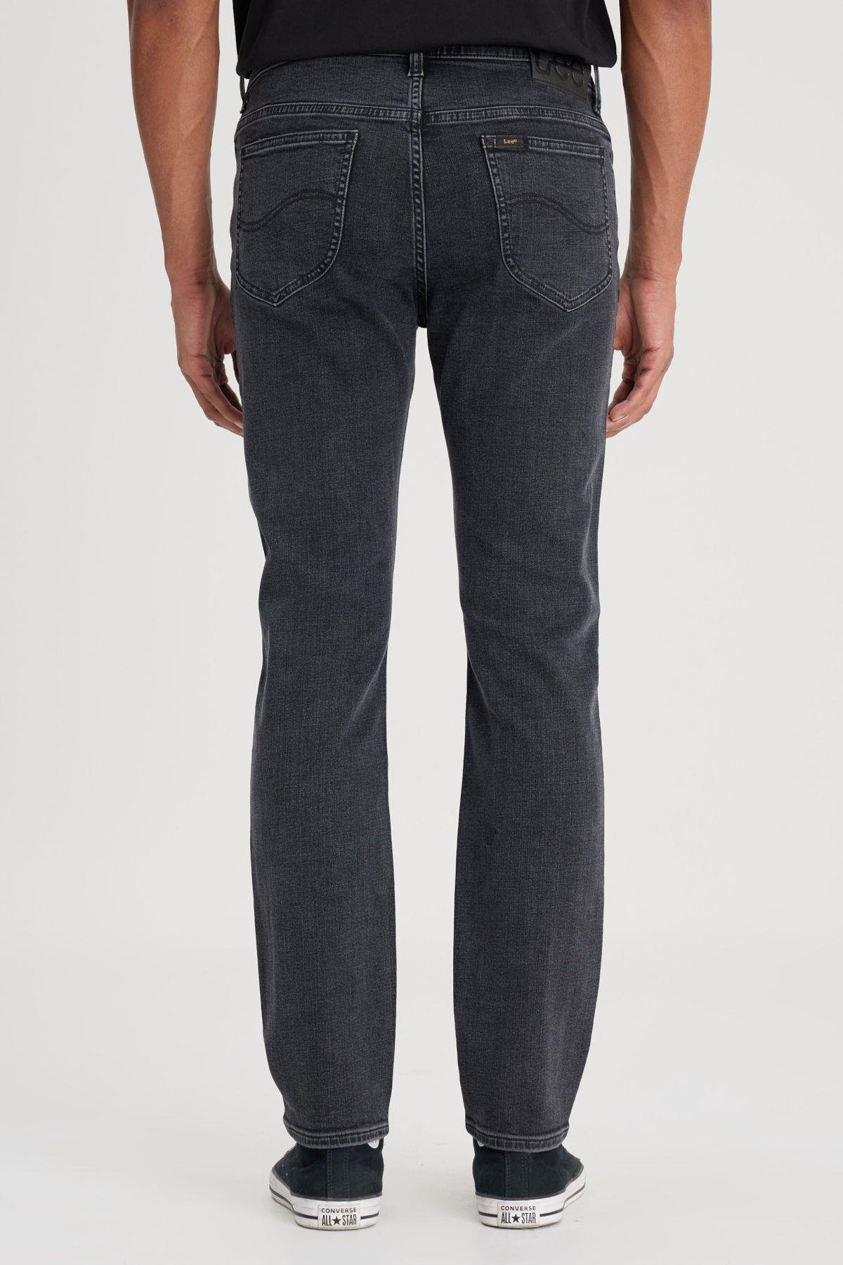 Lee Erkek Slim Fit Dar Kesim Normal Bel Dar Paça Rider Siyah Jean Kot Pantolon - L701071001 - Lee - L701071001