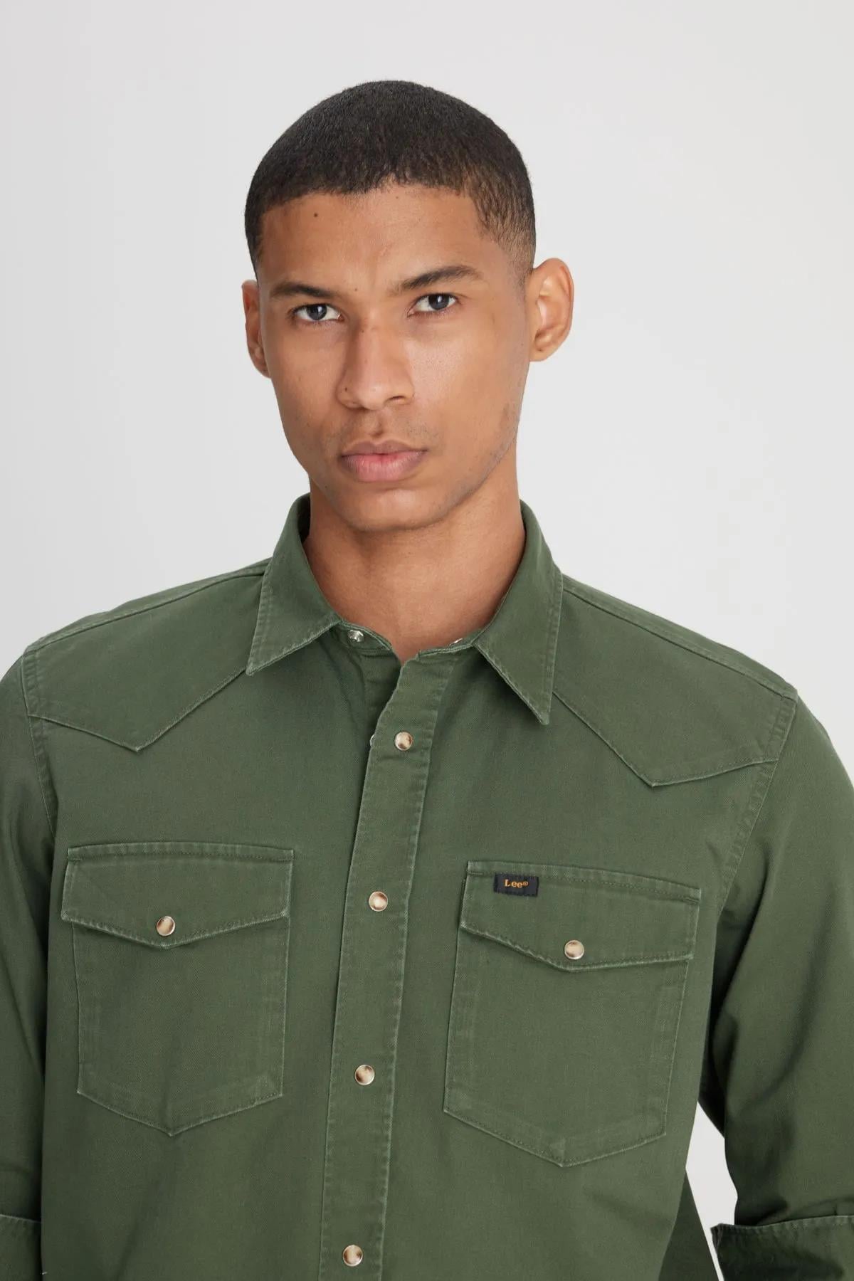 Lee Loose Fit Rahat Kesim Pamuklu Erkek Gömlek - L241514 - Lee - L241514
