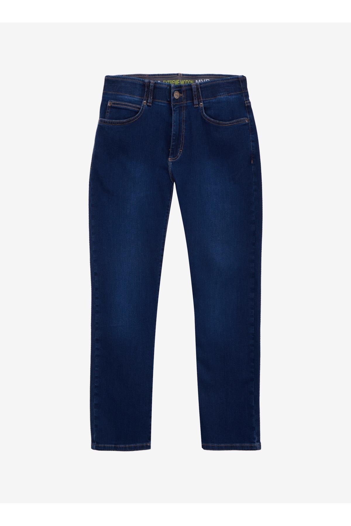 Lee Normal Bel Slim Fit Mavi Erkek Denim Pantolon Mavi Denim Pantolon-L72A00014CR - Lee - L72A-M