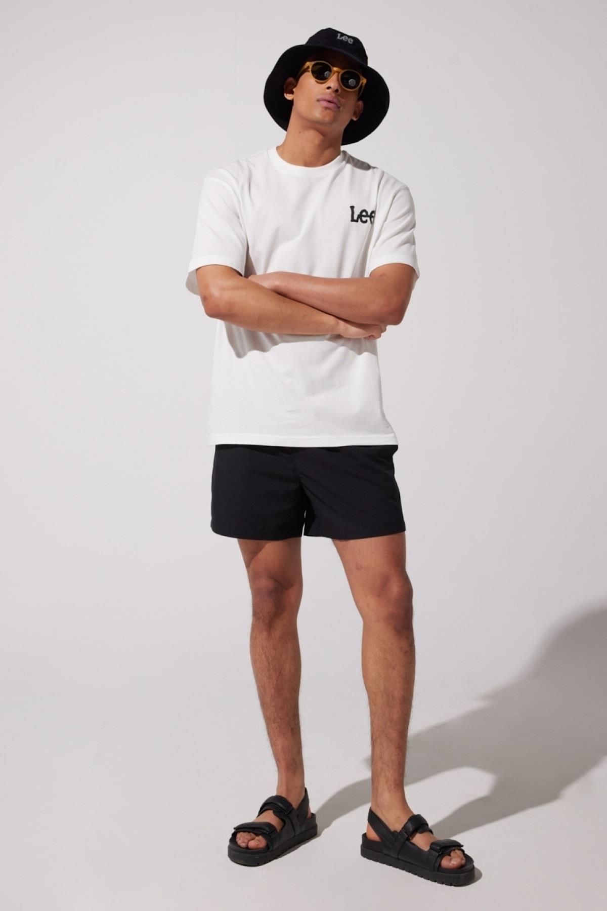 Lee Regular Fit Normal Bel Düz Renk Deniz Şortu - L231616 - Lee - L231616