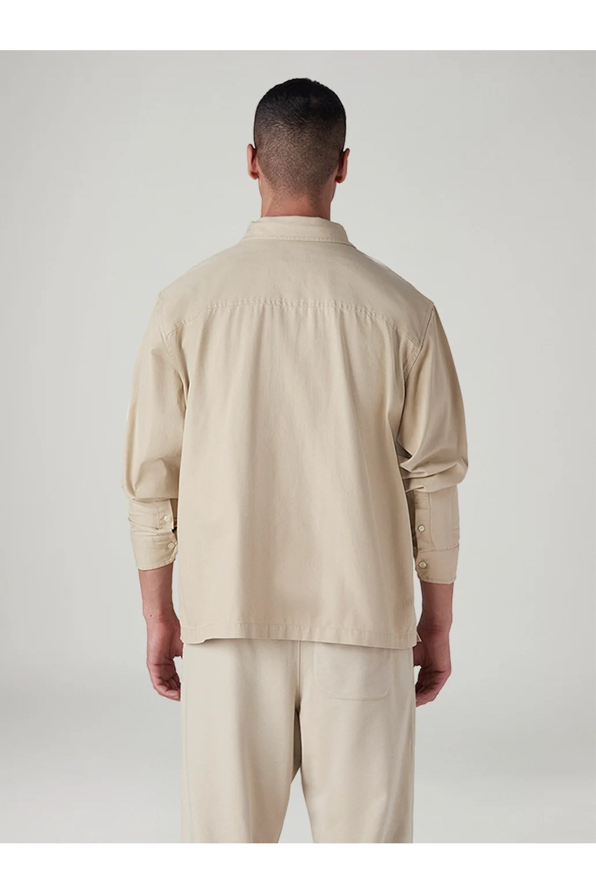 Levi’s Erkek Bej Relaxed Fit Ceket Gömlek-008JD-0001 - Levi's - 008JD-0001