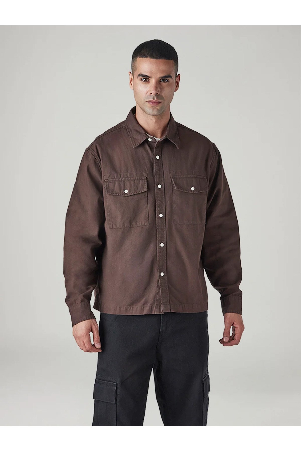 Levi’s Erkek Kahve Relaxed Fit Ceket 008JD-0000 - Levi's - 008JD-0000