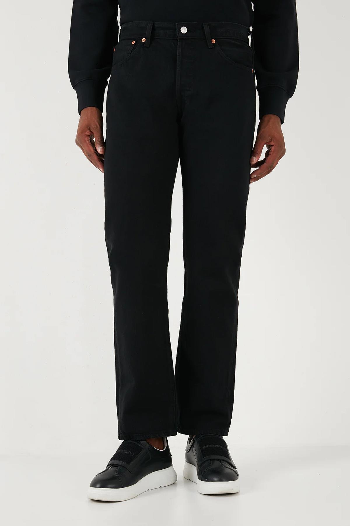 Levi's 501 Original Erkek Jean Siyah Kot Pantolon - A7735-0019 - Levi's - A7735-0019