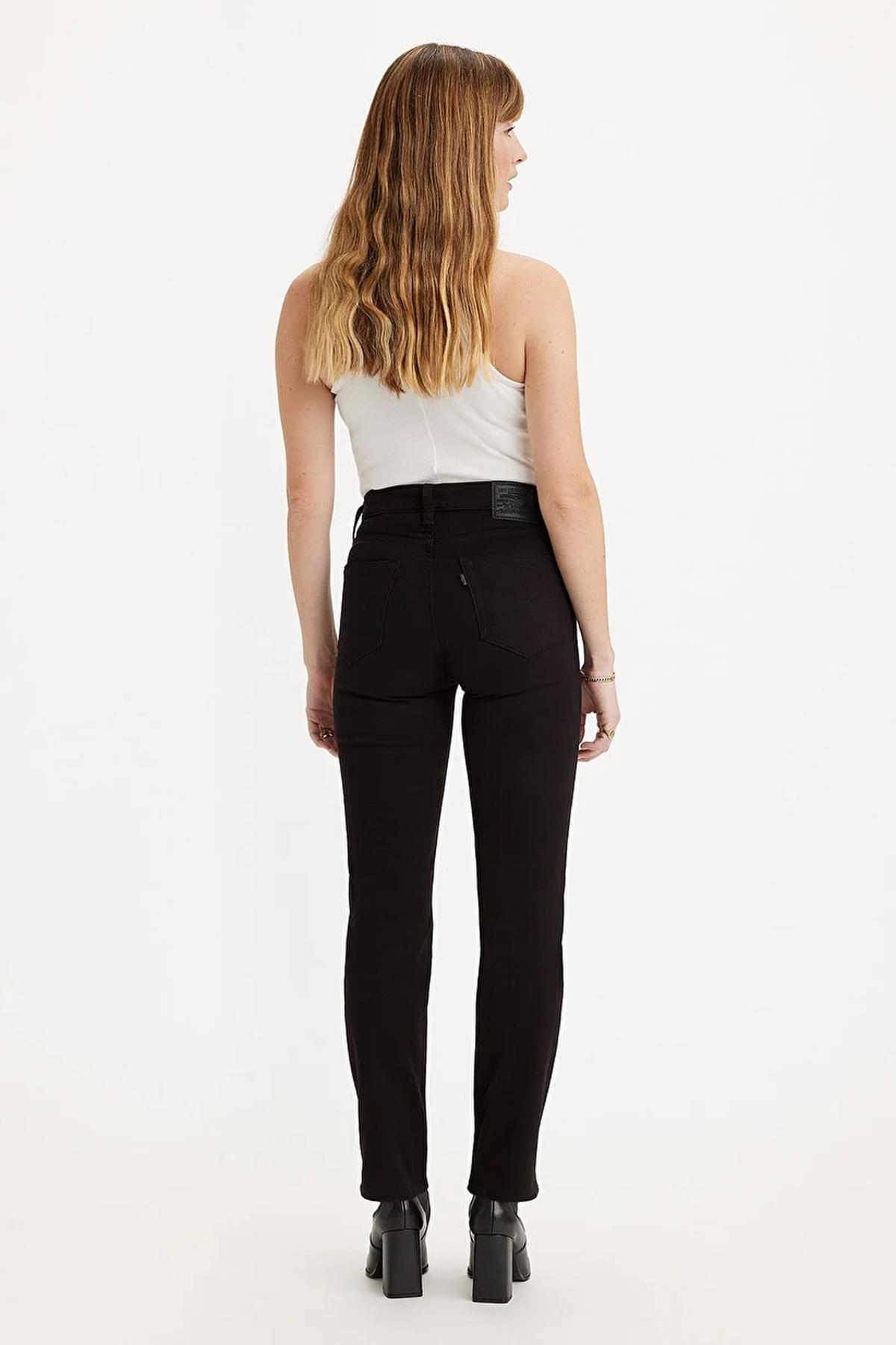 Levi's 724 High Rise Straight Kadın Jean Pantolon - Night Is Black - A7744-0000 - Levi's - A7744-0000