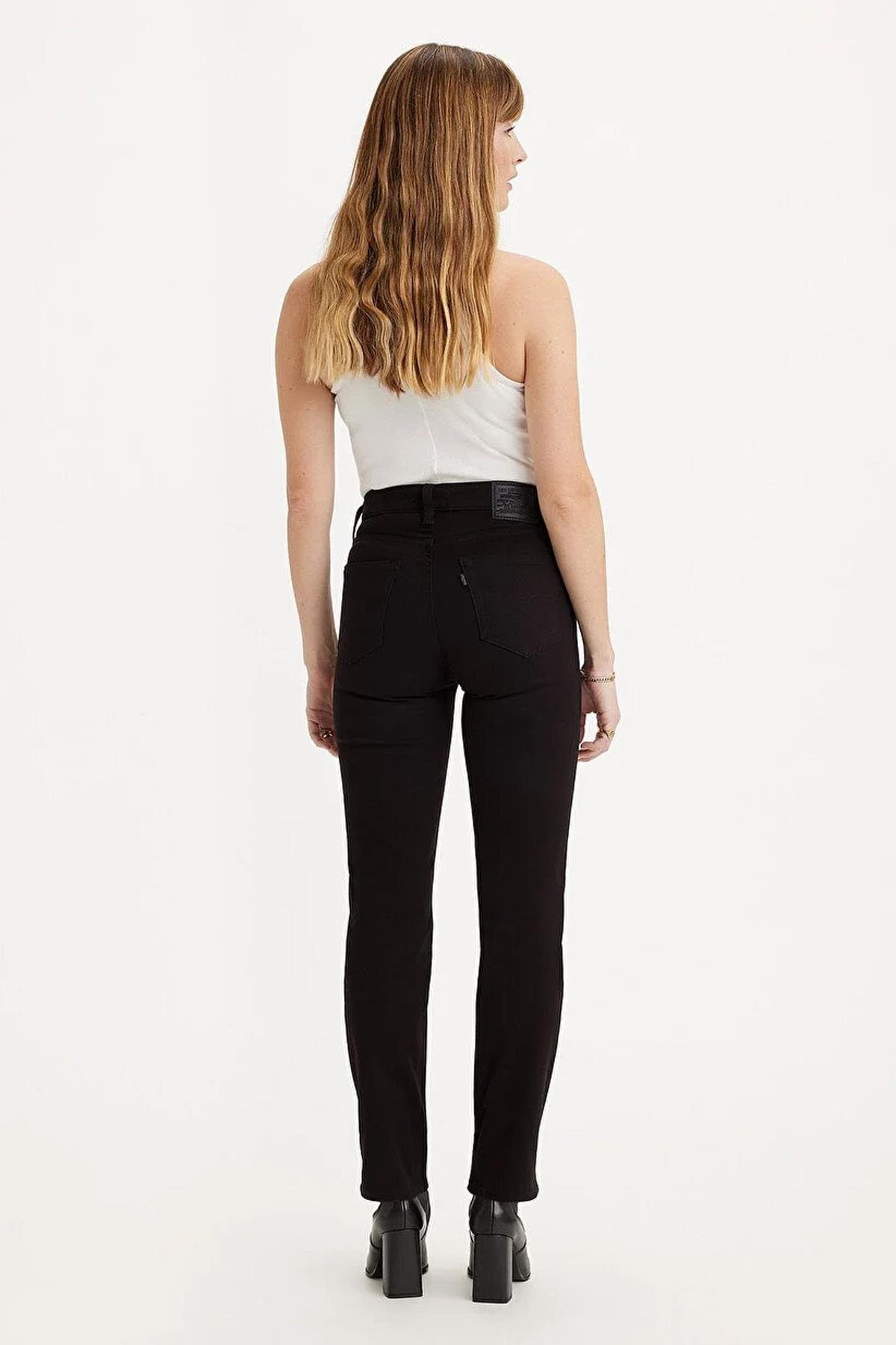 Levi's 724 High Rise Straight Kadın Jean Pantolon - Night Is Black - A7744-0000 - Levi's - A7744-0000