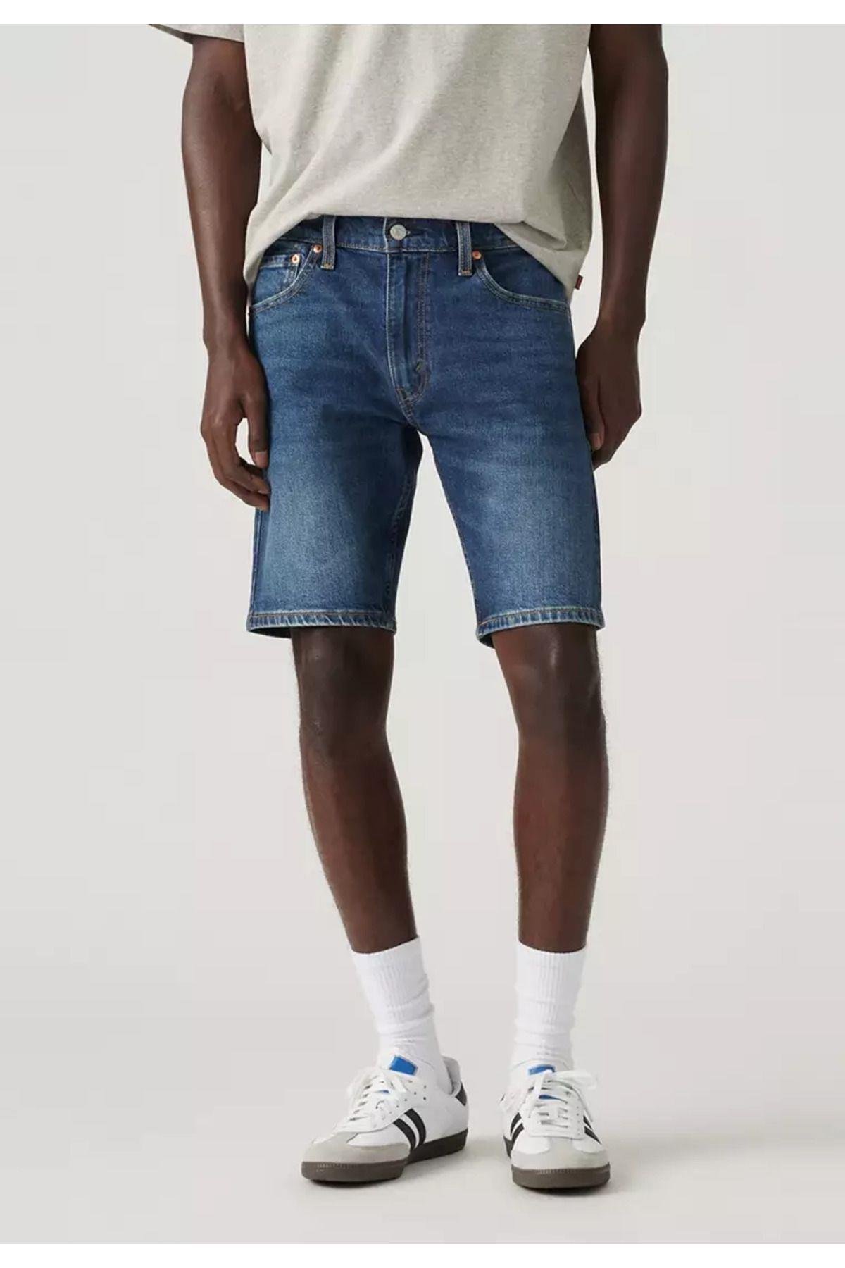 Levi's Erkek 412 Slim Denim Kot Şort - A7731-0003 - Levi's - A7731-0003