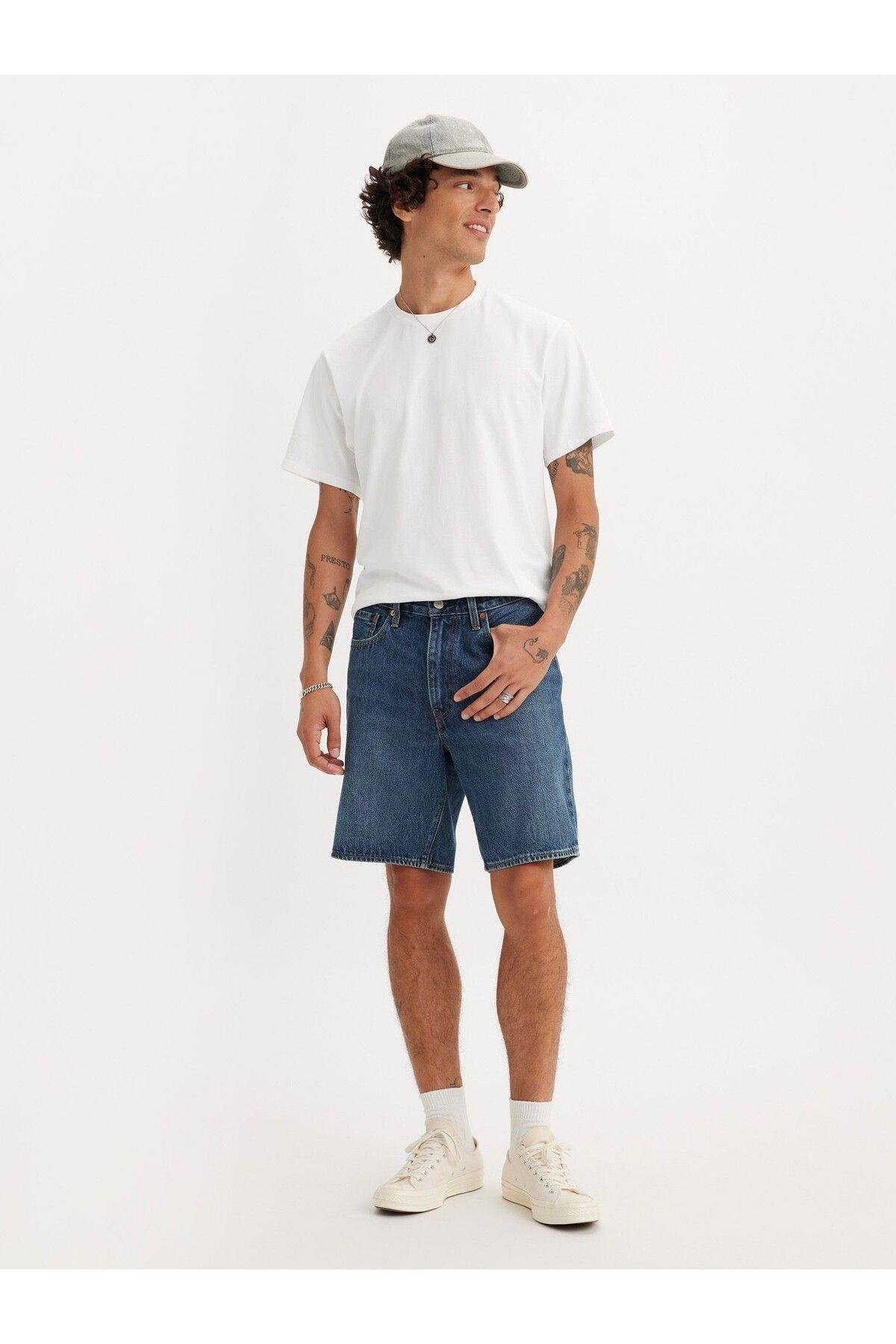 Levi's Erkek 468 LOOSE JEAN ŞORT - A8461-0003 - Levi's - A8461-0003