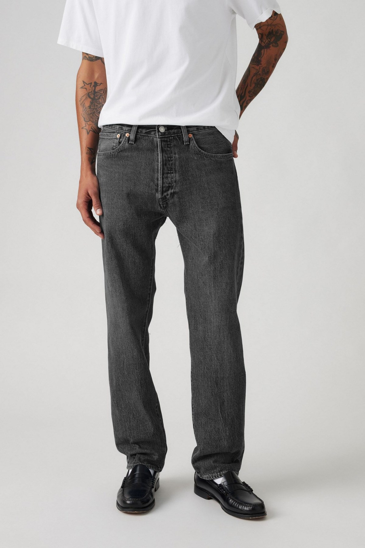 LEVİ'S Erkek 501 Original Local Tr Crash Courses Jean Antrasit Gri - A7735-0042  - Levi's - A7735-0042