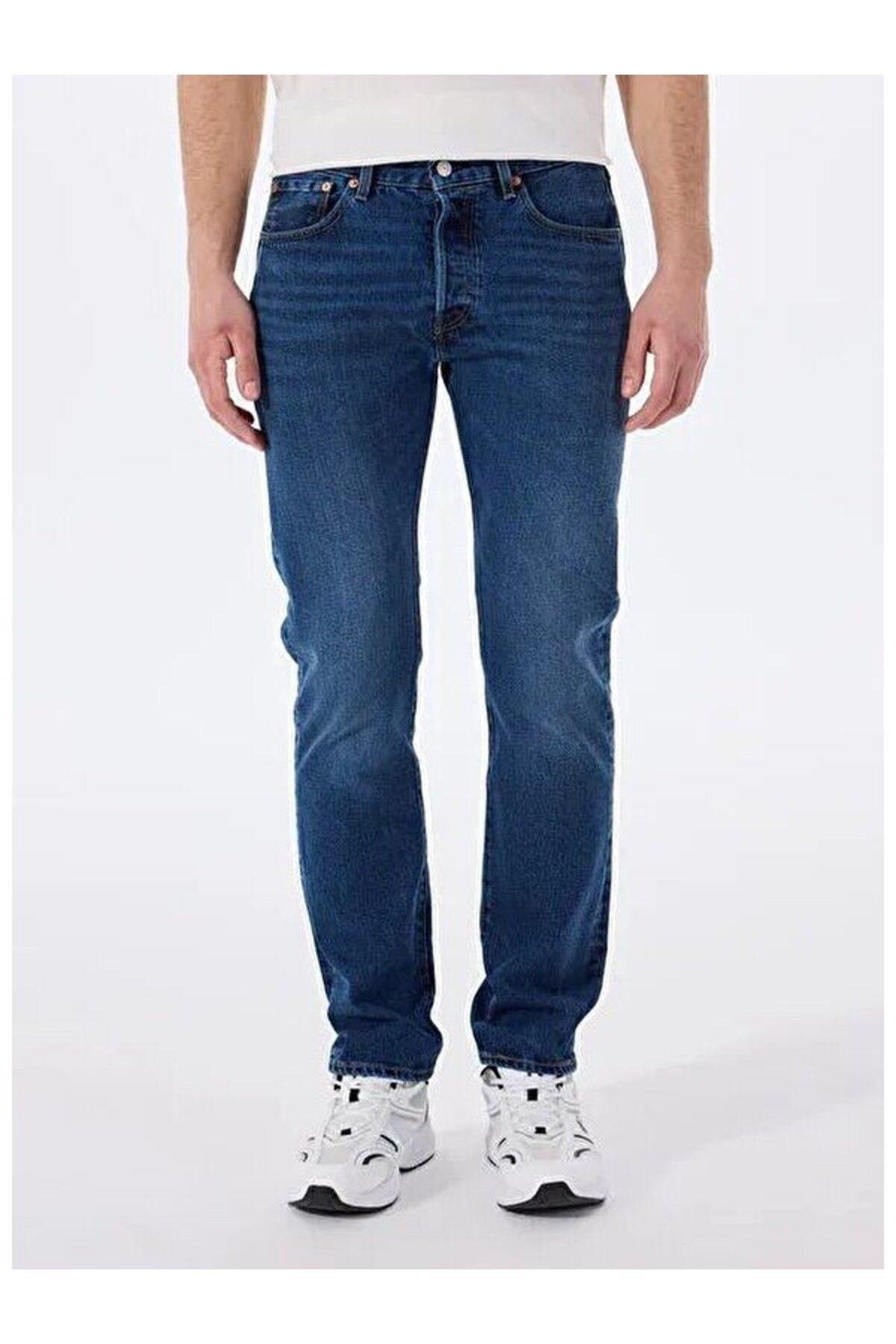 Levi's Erkek 501® Original Mavi Kot Pantolon - A7735-0023 - Levi's - A773500230