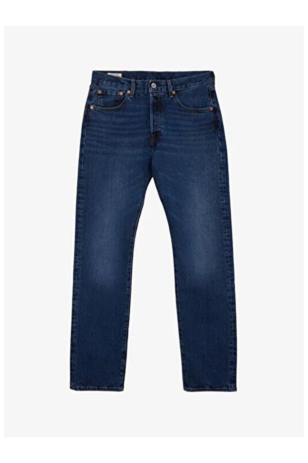 Levi's Erkek 501® Original Mavi Kot Pantolon - A7735-0023 - Levi's - A773500230