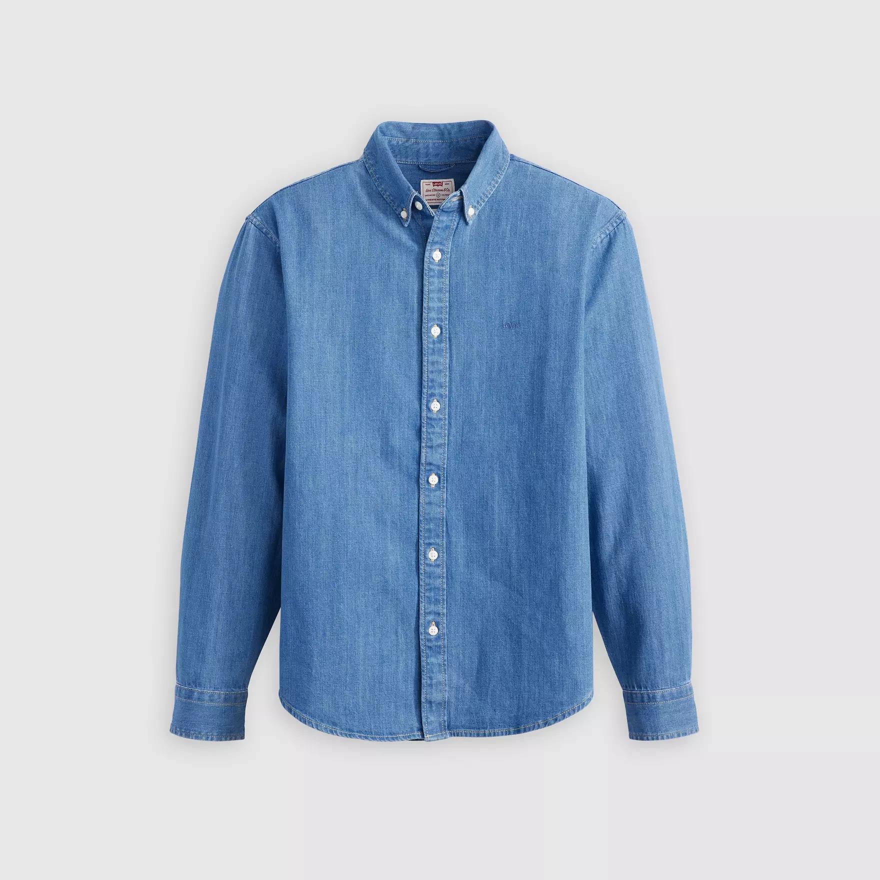Levi's  Erkek Authentic Button-Down Mavi Gömlek - A7210-0025 - Levi's - A721000250