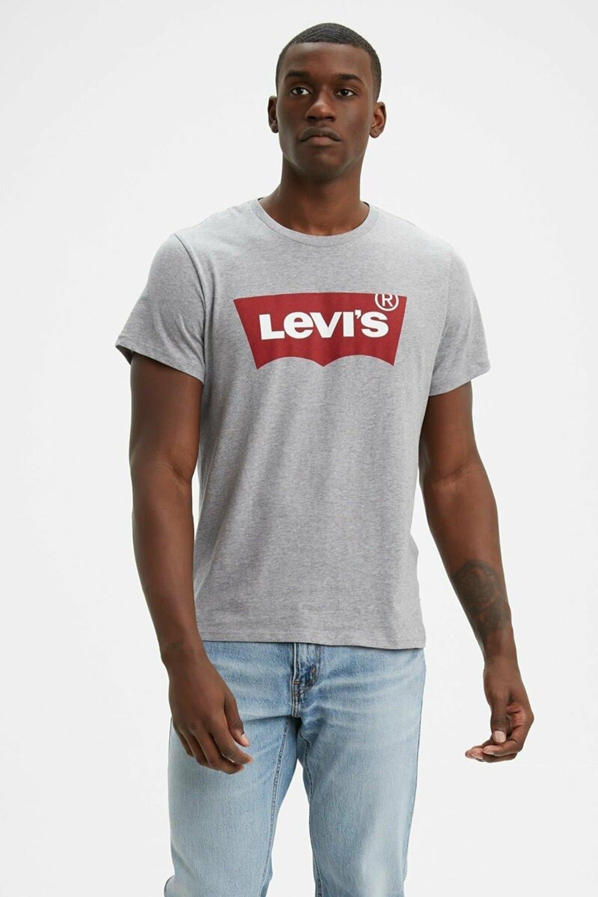 Levi's Erkek Batwing Logo Pamuklu T-shirt - 17783-0312 - Levi's - 17783-0312