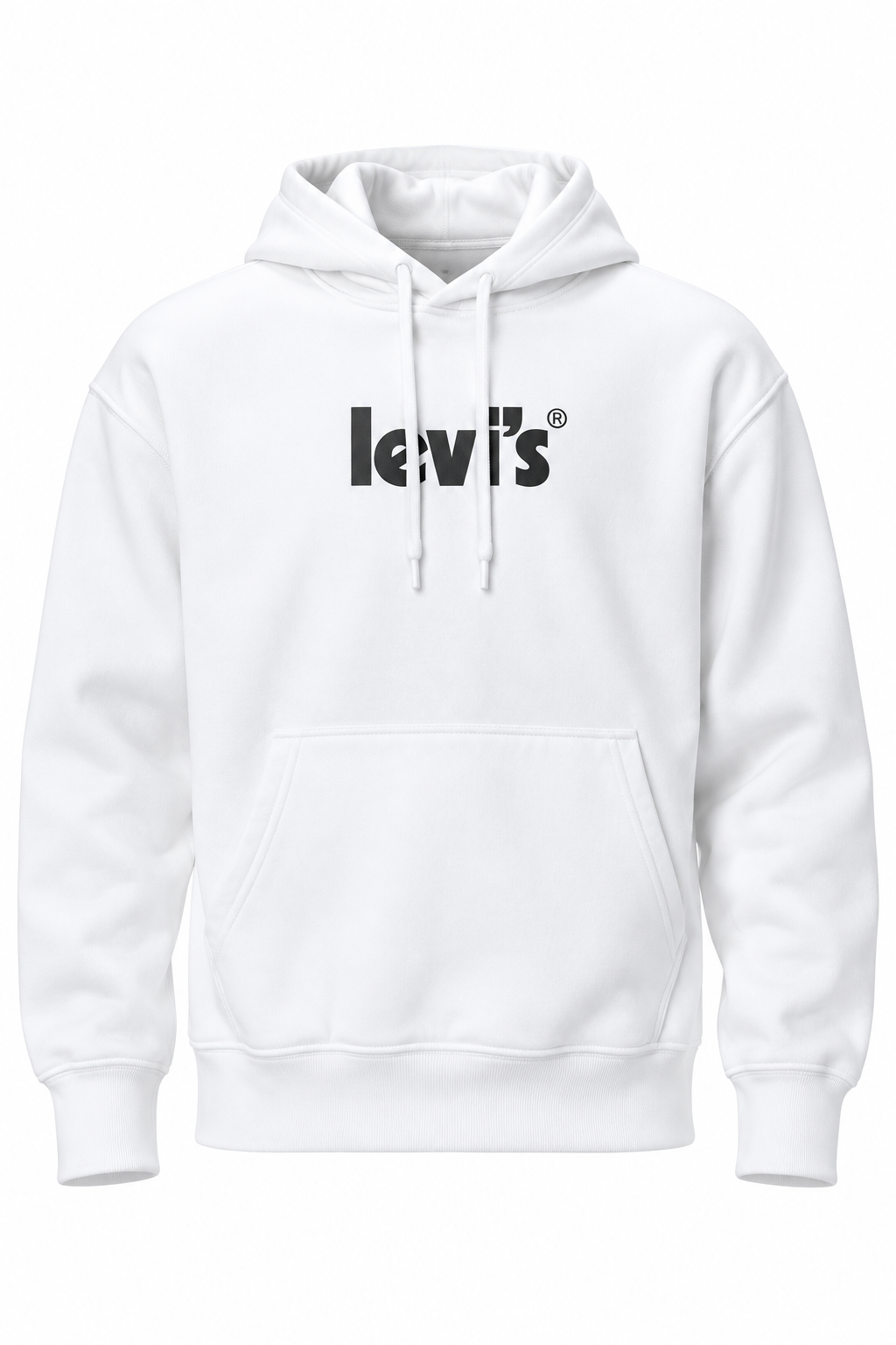 Levi's Erkek Beyaz Kapüşonlu Sweatshirt - A2639-0002 - Levi's - A2639-0002