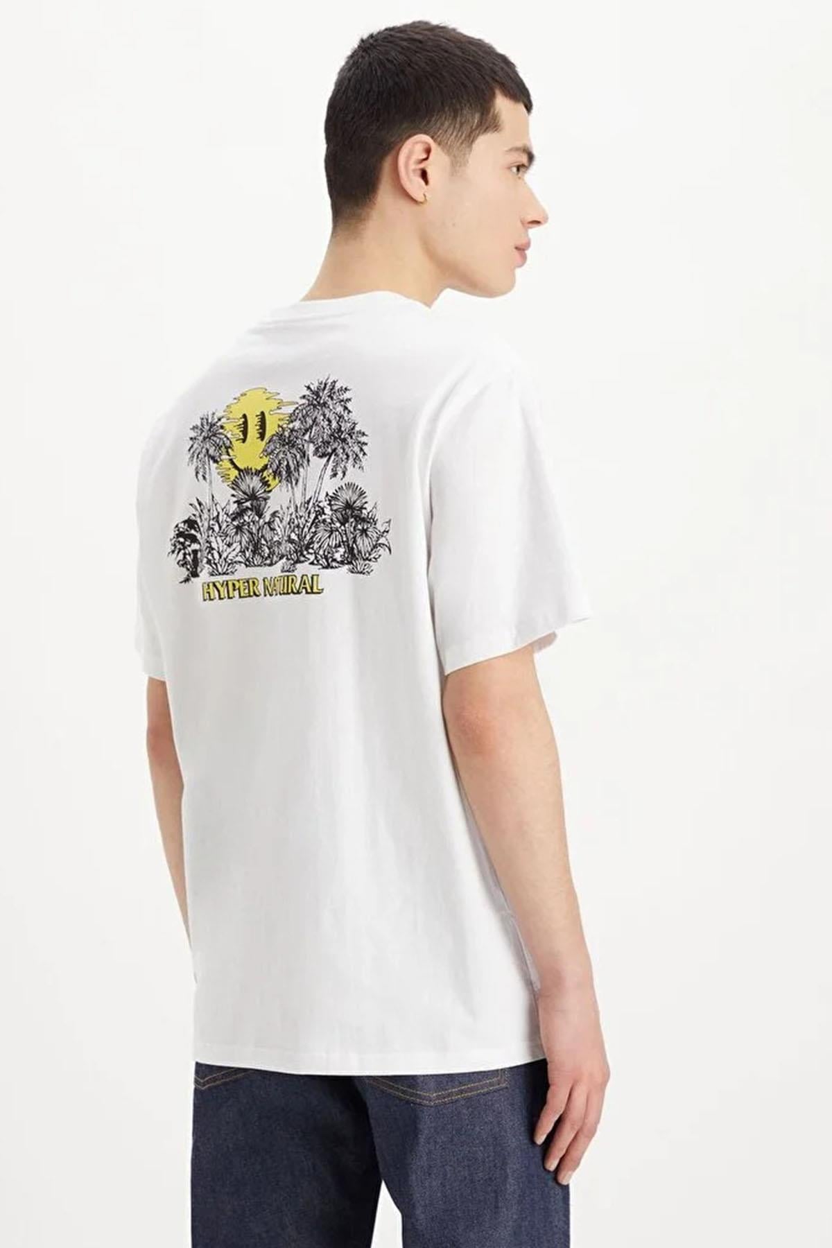 Levi's Erkek Beyaz T-shirt - A2082-0124 - Levi's - A2082-0124