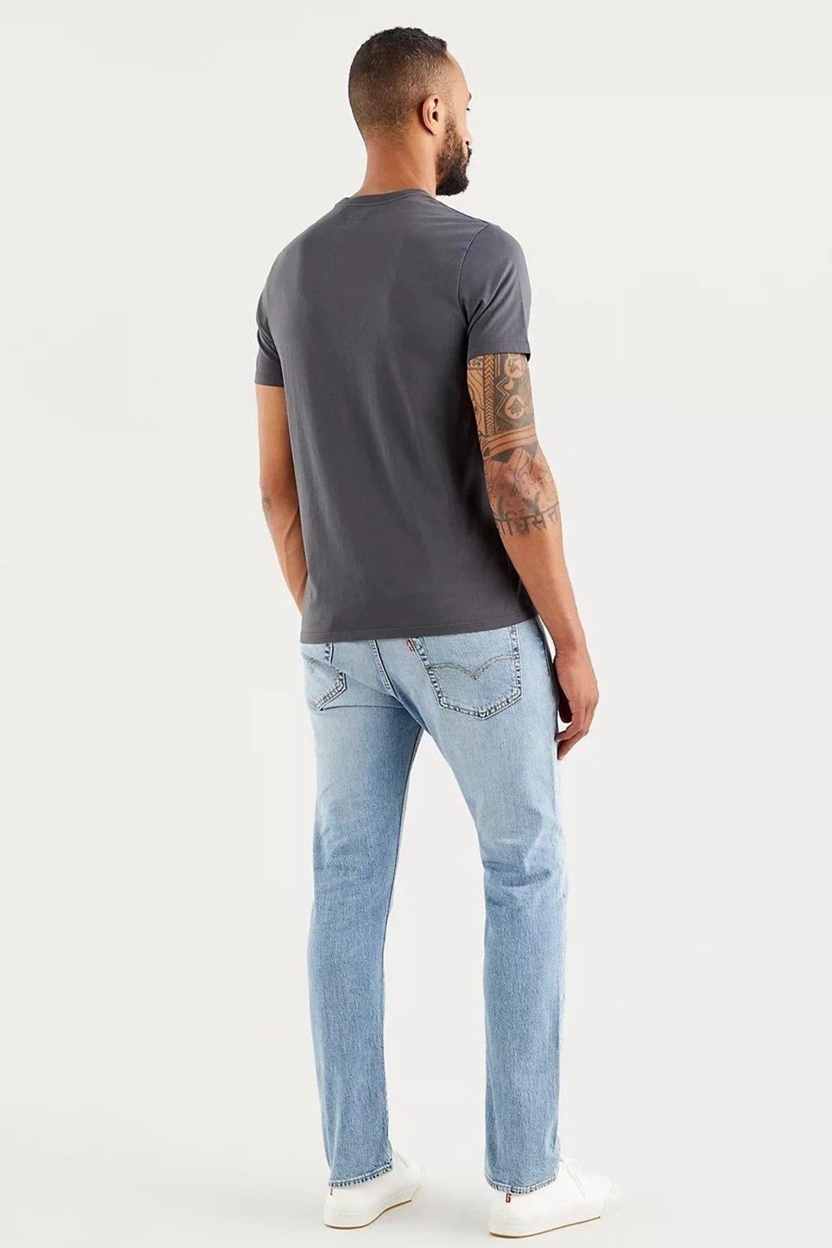 Levi's Erkek Bisiklet Yaka Antrasit T-shirt - 56605-0109 - Levi's - 21y002055e0021