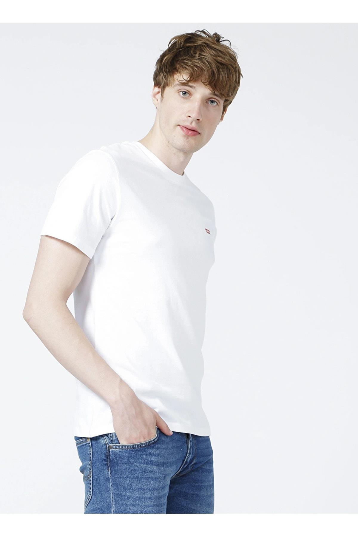 Levi's Erkek Bisiklet Yaka Beyaz T-shirt 56809-0054 - Levi's - TYC00548860440