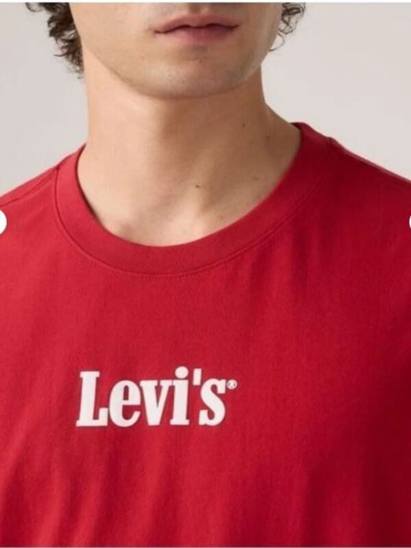 Levi's Erkek Bisiklet Yaka Kısa Kollu Kırmızı T-Shirt - A20820363 - Levi's - A20820363