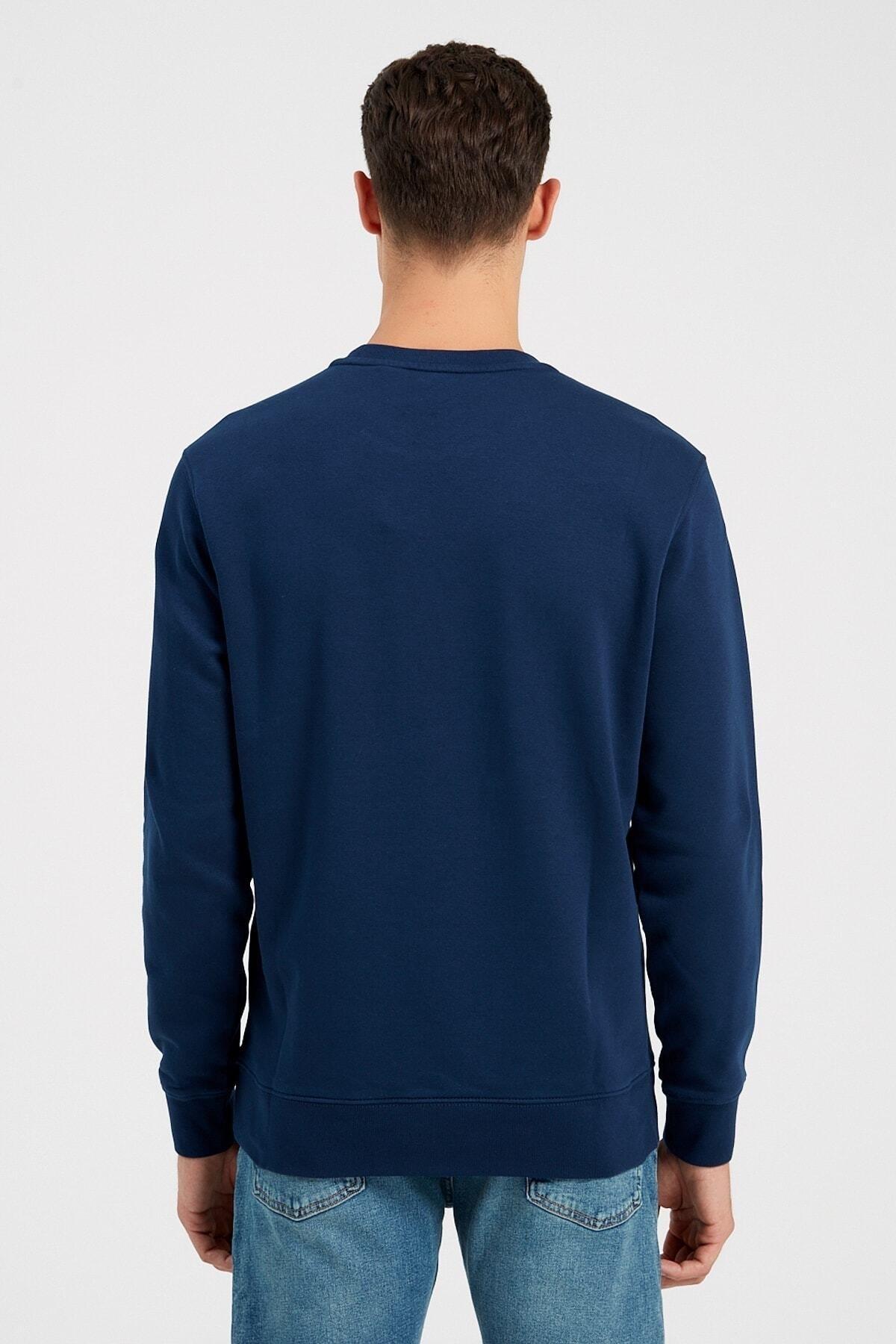Levi's Erkek Bisiklet Yaka Mavi Sweatshirt - 34257-001  - Levi's - 34257-0001