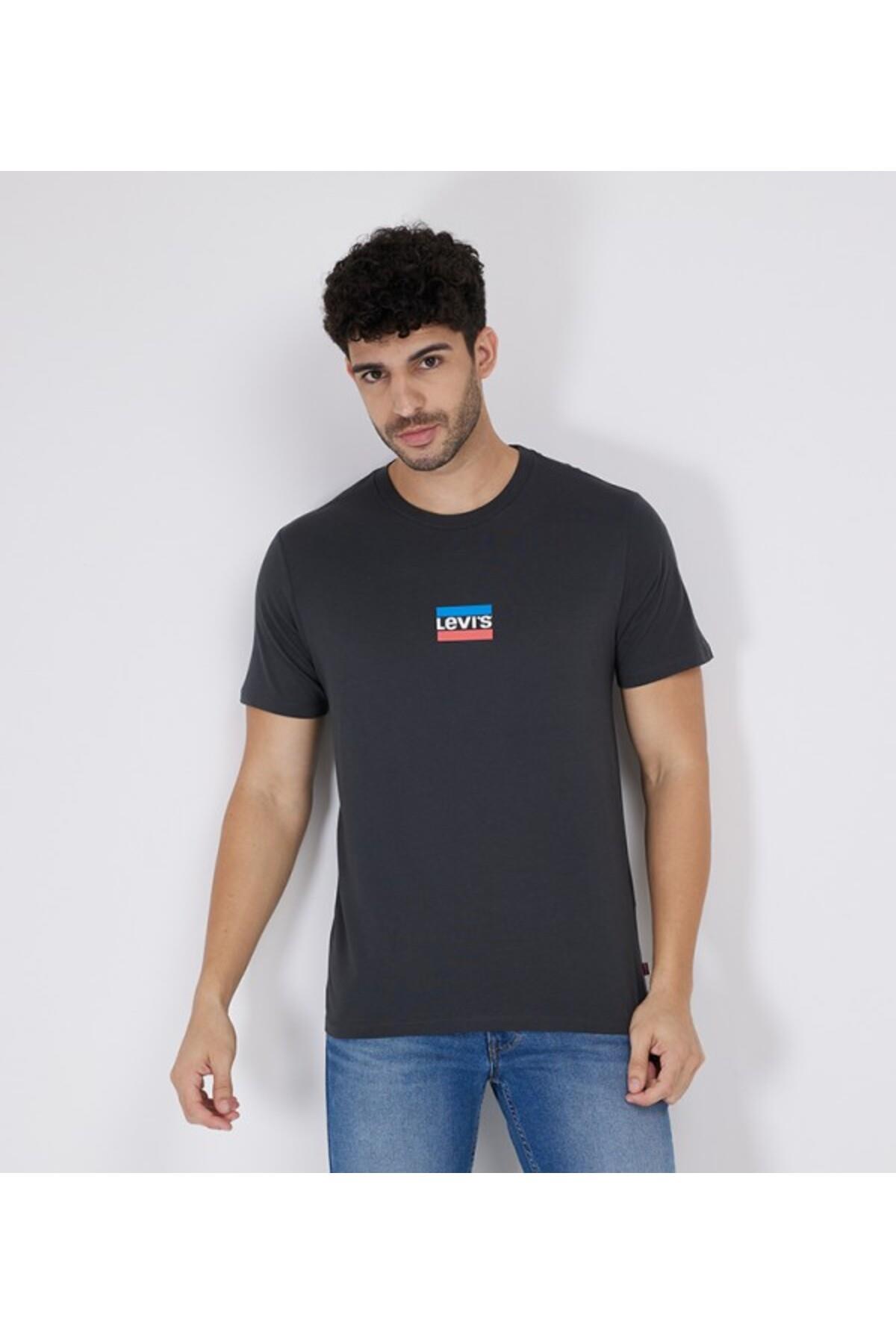 Levi's Erkek Bisiklet Yaka Olympic Logolu Siyah T-Shirt - 22491-1291 - Levi's - 224911291