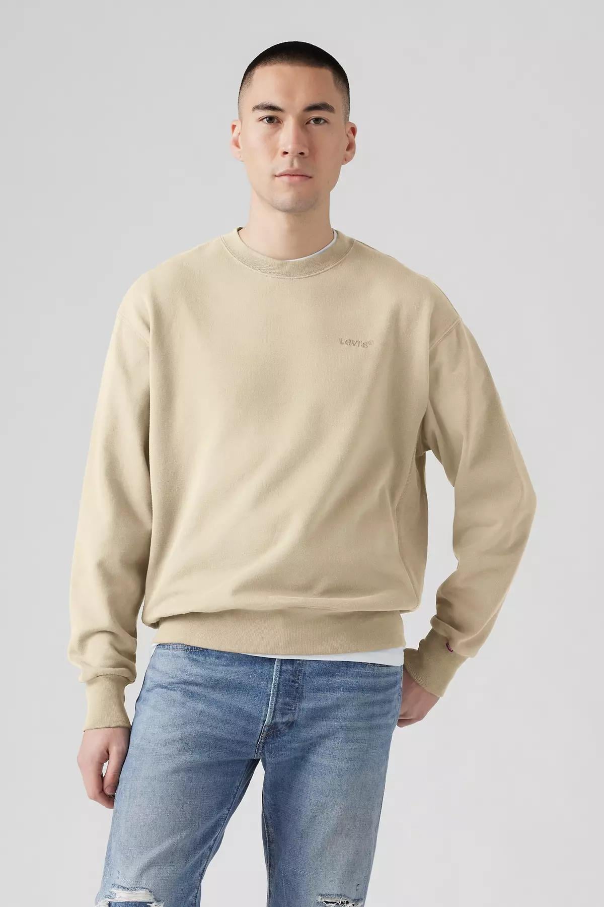 Levi's Erkek Bisiklet Yaka Relaxed Sweatshirts A9244-0005 - Levi's - A9244-0005
