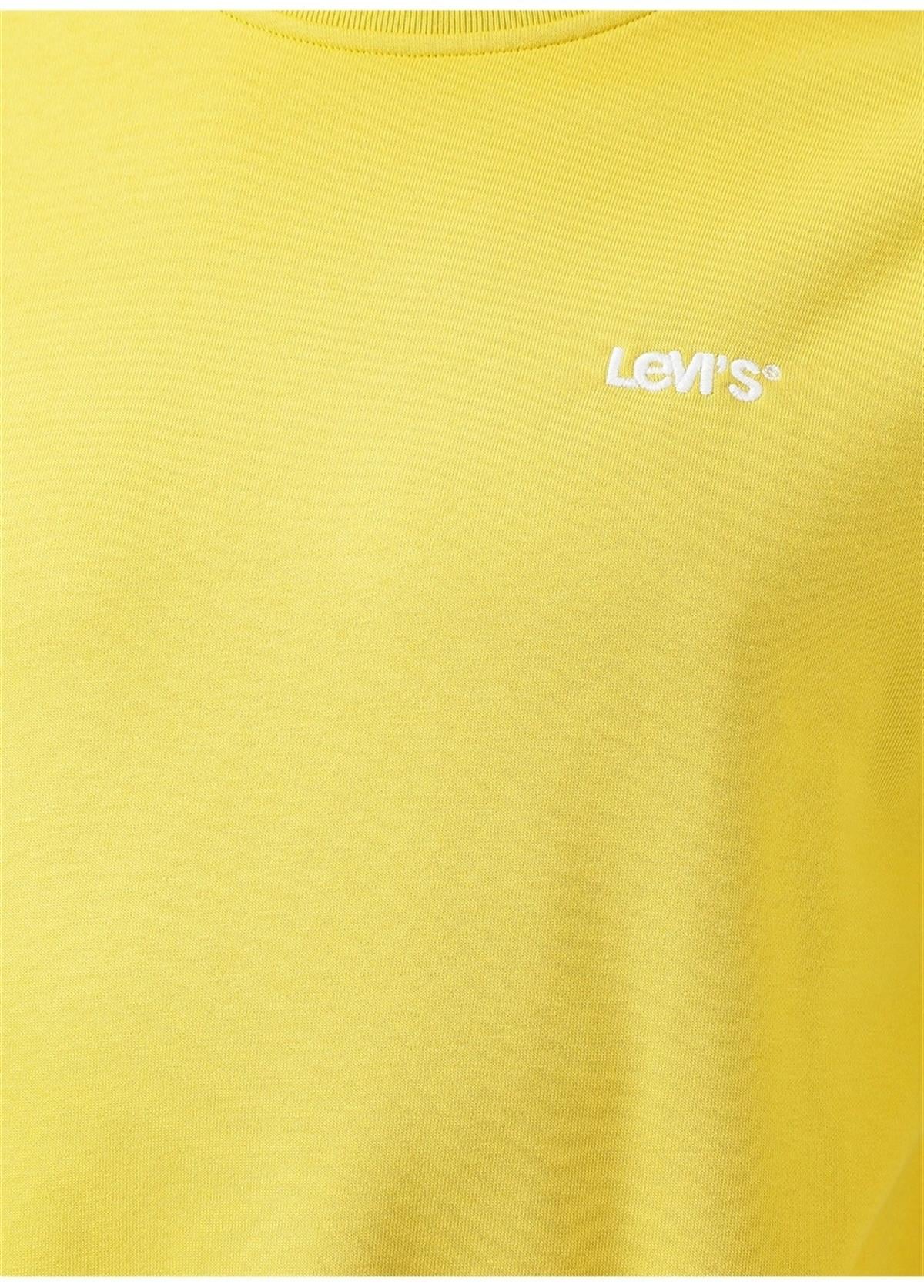 Levi's Erkek Bisiklet Yaka Sarı Sweatshirt - A7750-0001 - Levi's - A7750-0001