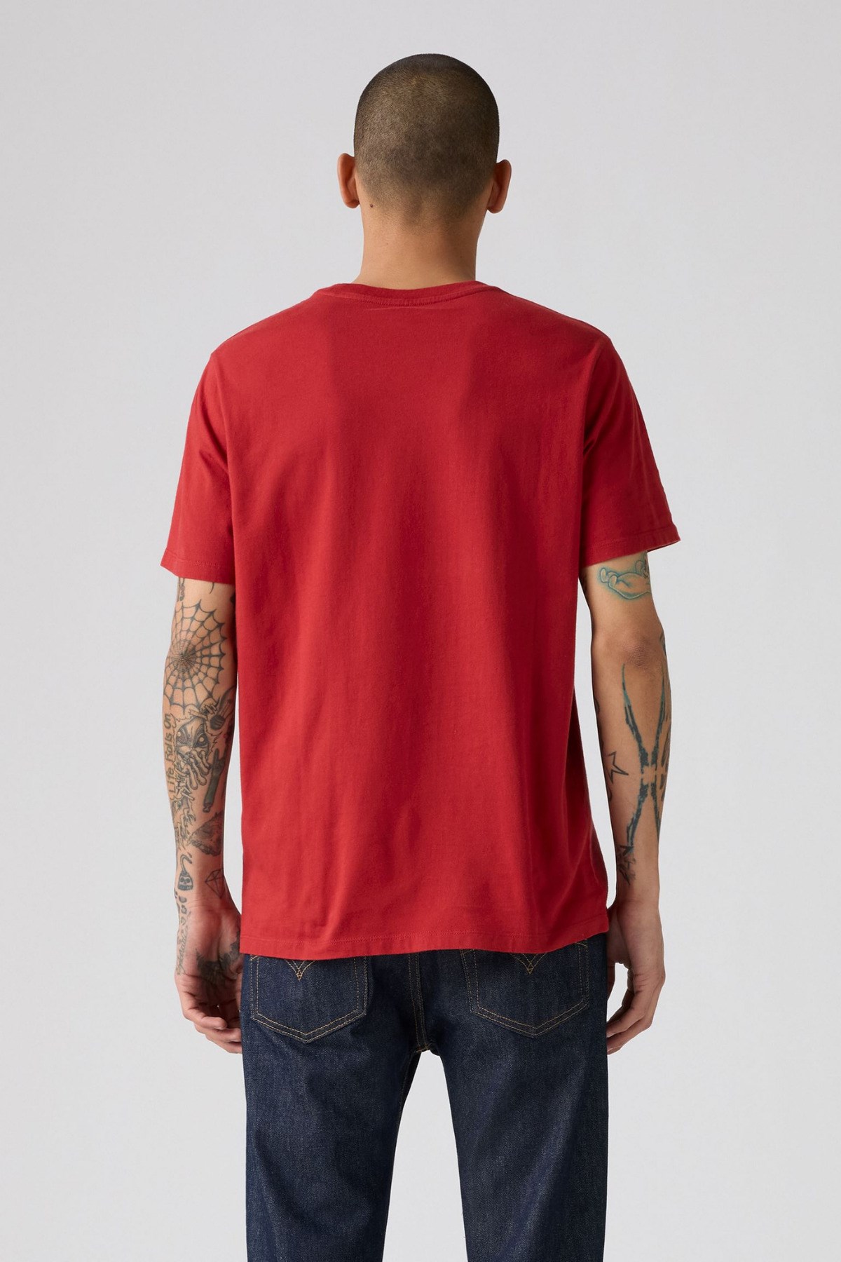 Levi's Erkek Classic HM Erkek Kırmızı Basic T-Shirt - 003VJ-0003  - Levi's - 003VJ-0003