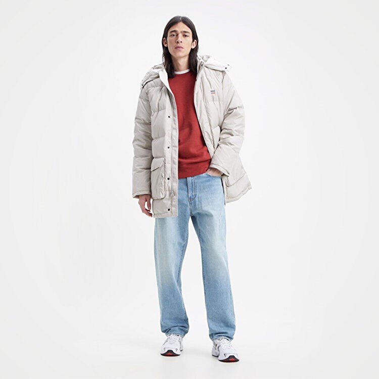 Levi's Erkek Fonksiyonel Kuş Tüyü Uzun Parka Mont - A0950-0007 - Levi's - A0950-0007