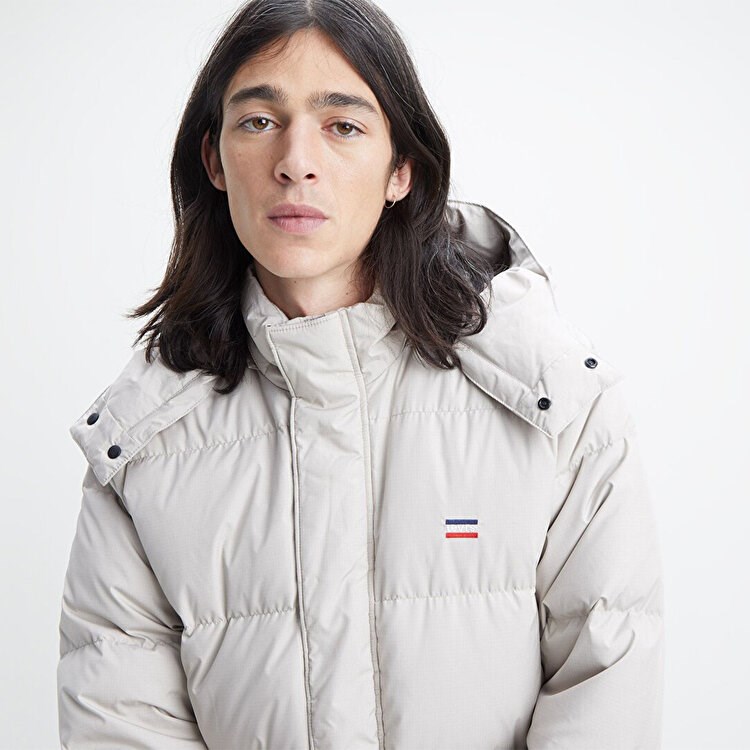 Levi's Erkek Fonksiyonel Kuş Tüyü Uzun Parka Mont - A0950-0007 - Levi's - A0950-0007