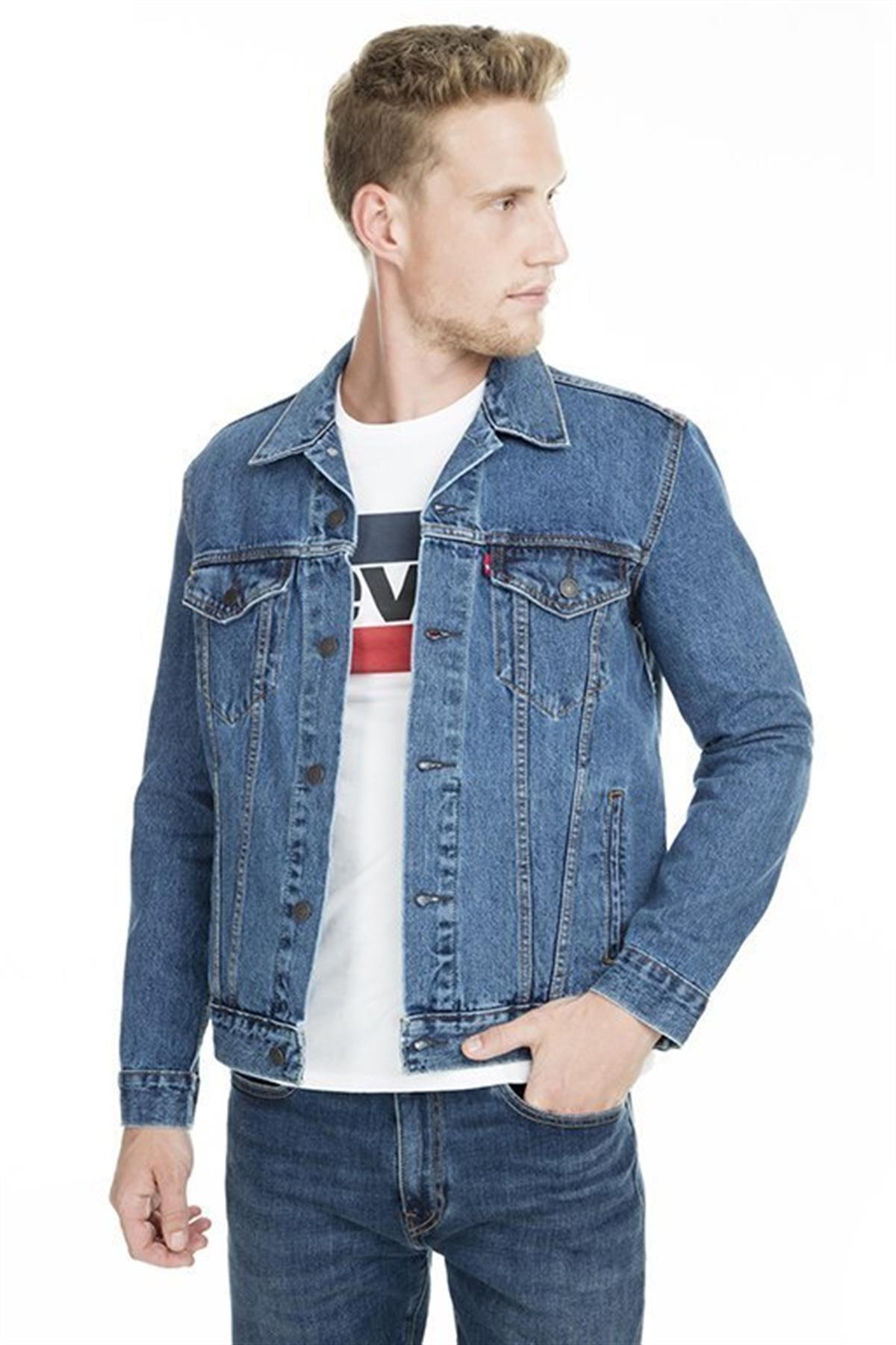 Levi's Erkek Kot Ceket Jean Jacket - 72334-0130 - Levi's - 72334-0130