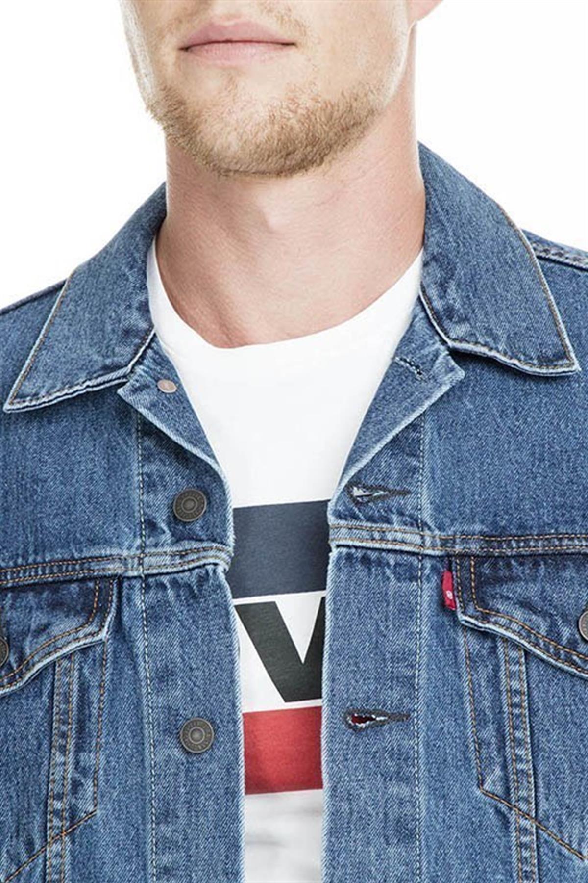 Levi's Erkek Kot Ceket Jean Jacket - 72334-0130 - Levi's - 72334-0130