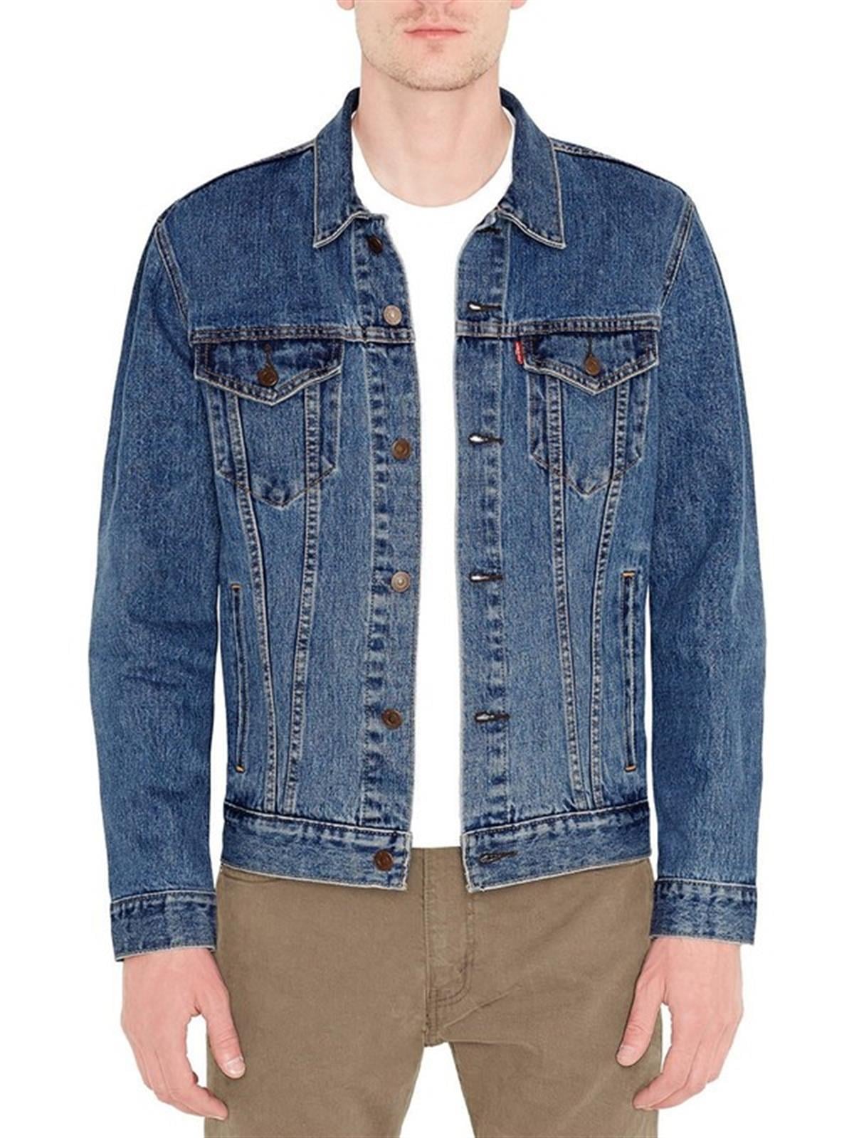 Levi's Erkek Kot Ceket Jean Jacket - 72334-0130 - Levi's - 72334-0130