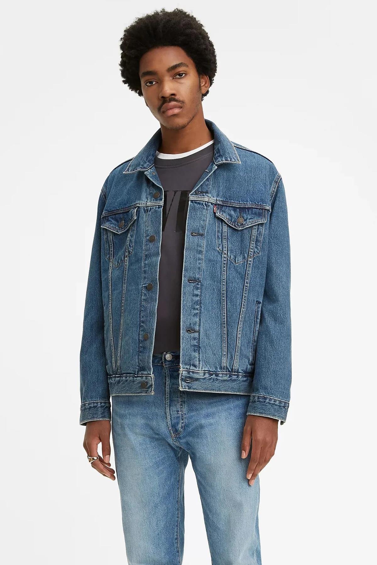 Levi's Erkek Kot Ceket Jean Jacket - 72334-0130 - Levi's - 72334-0130