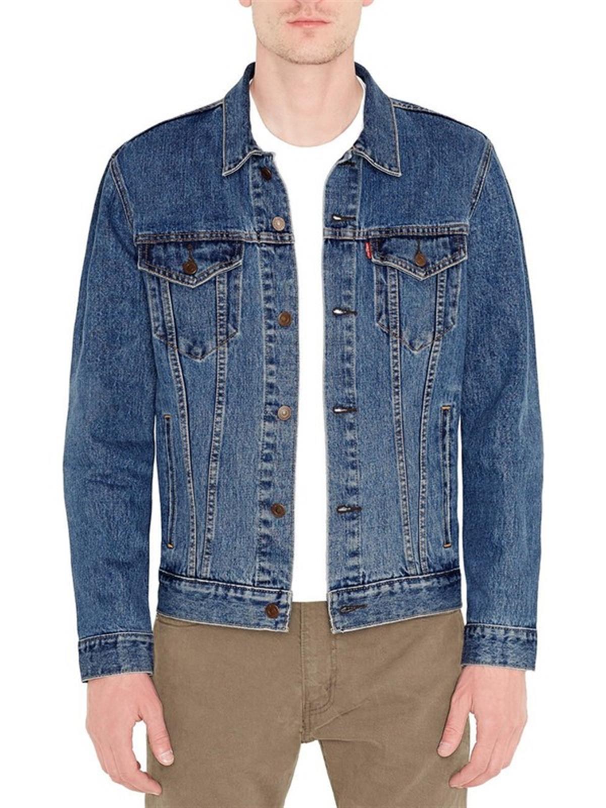 Levi's Erkek Kot Ceket Jean Jacket - 72334-0130 - Levi's - 72334-0130