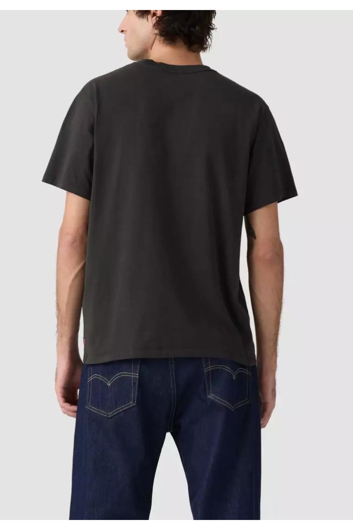 Levi's Erkek Ön Cepli Siyah Tişört - 005H0-003 - Levi's - 005H0-0039