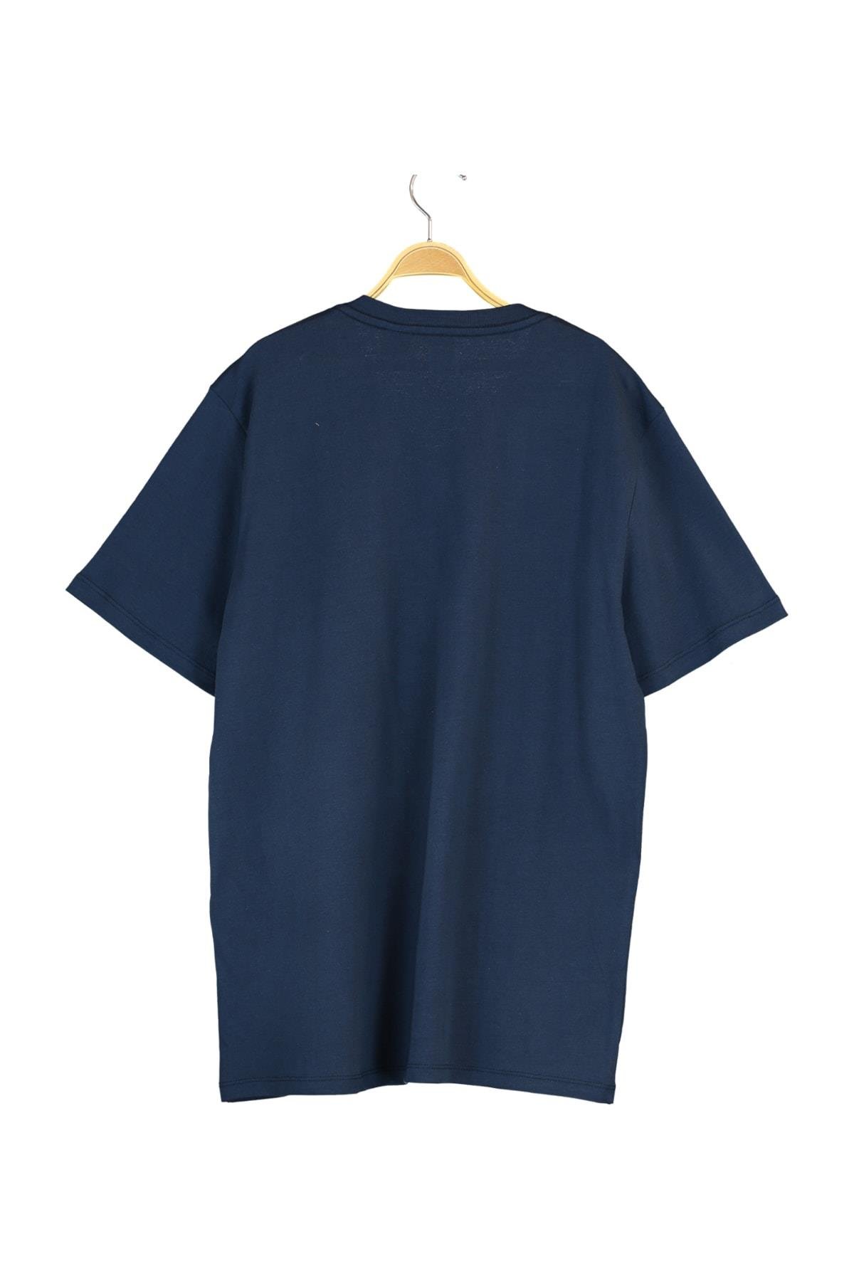 Levi's Erkek Orıg Hm Vneck Lse_Dress Blues Blues Pat T-Shirt 85641-0017 - Levi's - 85641-0017
