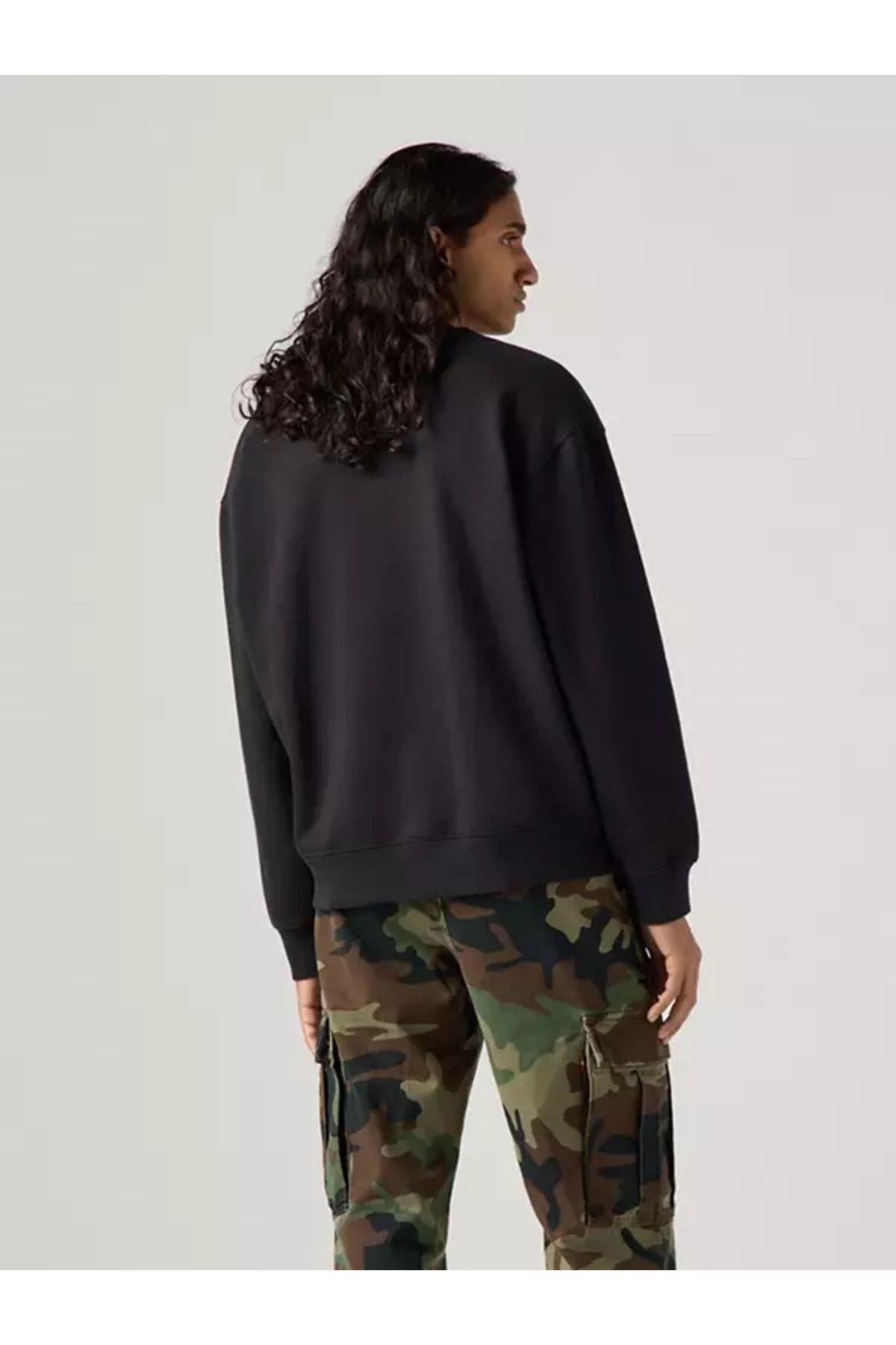 Levi's Erkek Rahat Yuvarlak Yaka Baskılı Sweatshirt - 38712-0455 - Levi's - 38712-0455