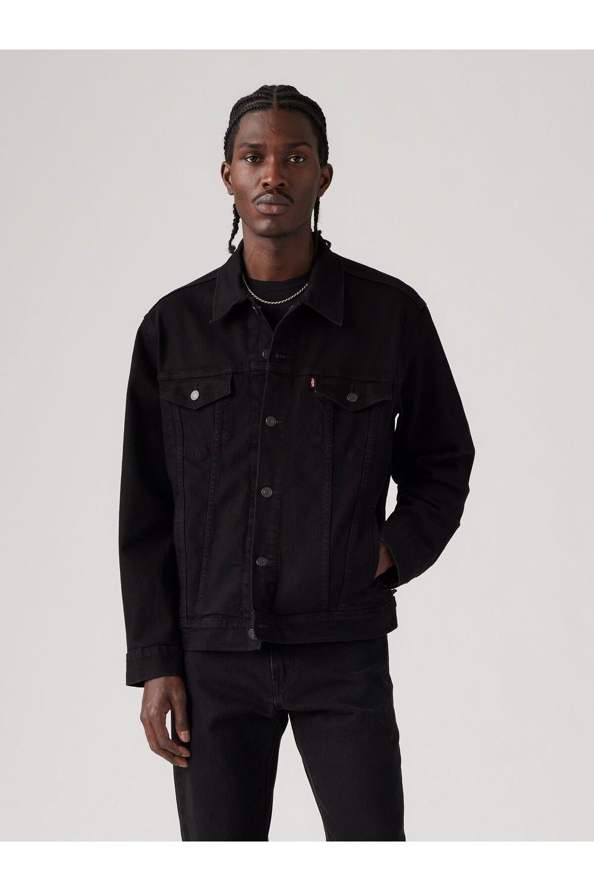 Levi's Erkek Regular Fit Siyah Kot Ceket - 72334-0223 - Levi's - p00000973