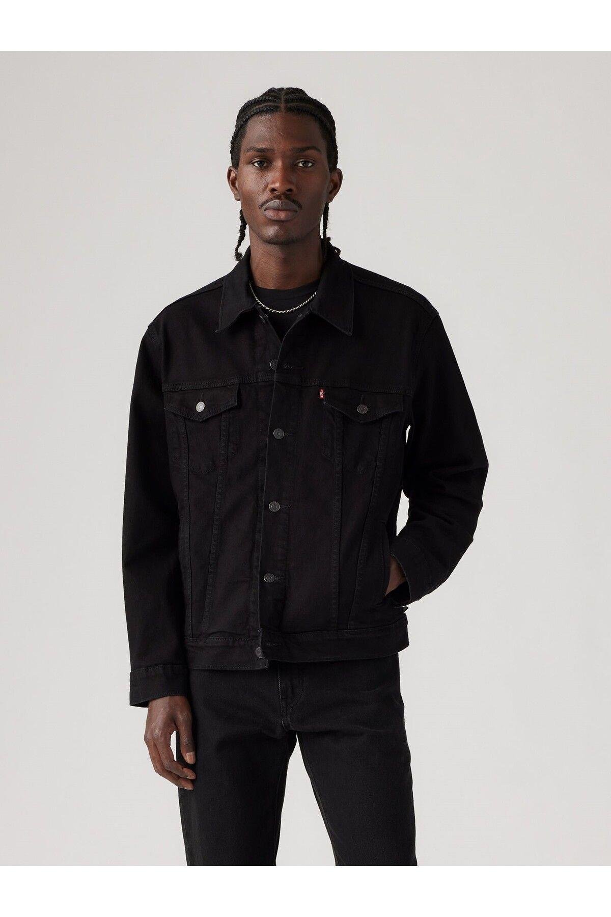 Levi's Erkek Regular Fit Siyah Kot Ceket - 72334-0223 - Levi's - p00000973