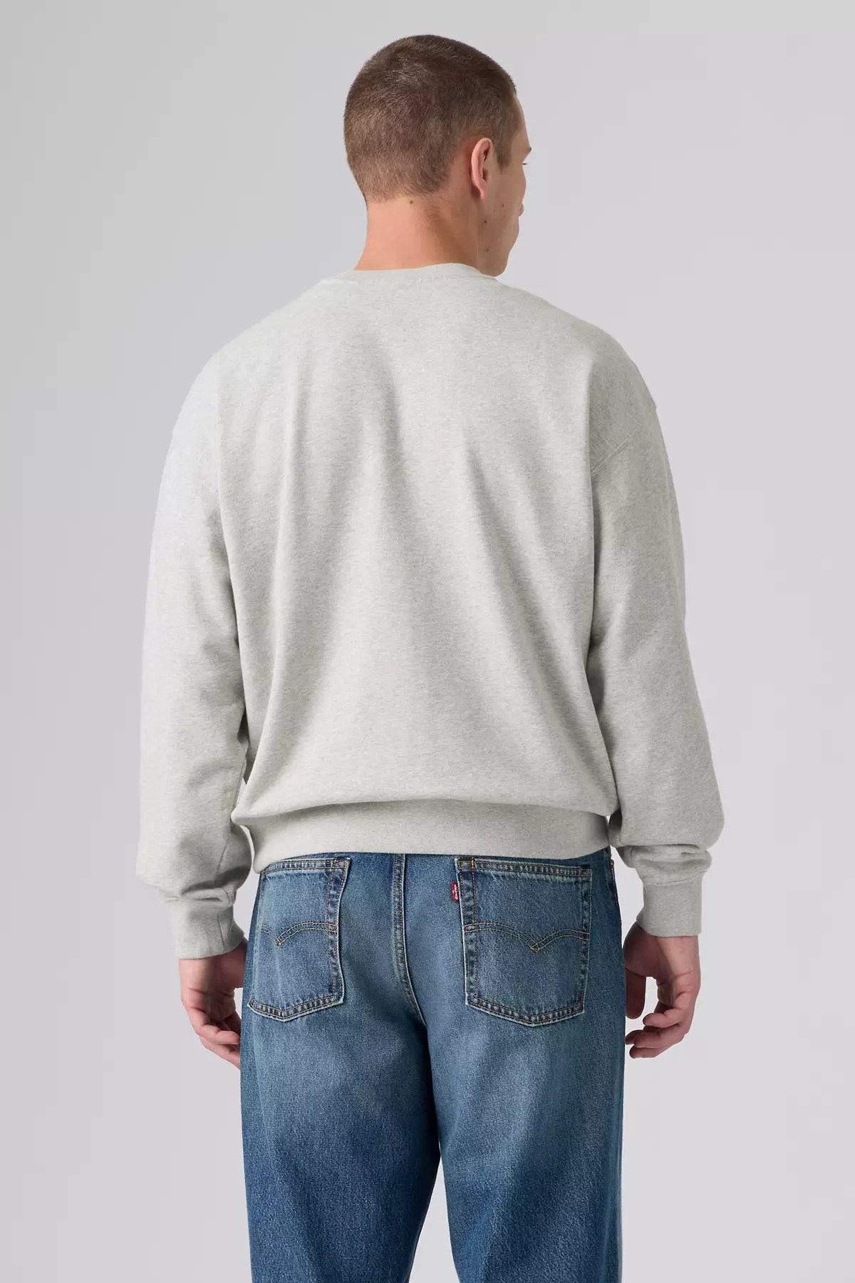 Levi's Erkek Relaxed Fıt Gri Sweatshirt- 0087A-0016 - Levi's - 0087A-0016
