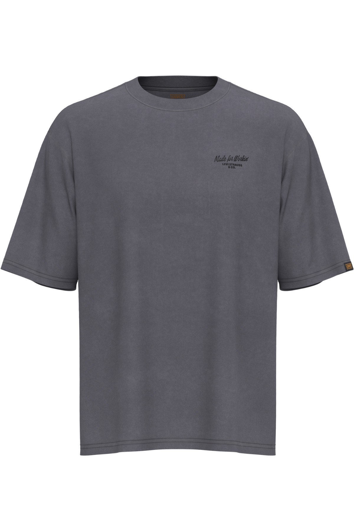 Levi's Erkek Relaxed Fit Periscope Sırt Baskılı Gri Erkek T-Shirt - 003XL-0005 - Levi's - 003XL-0005